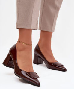 Pumps met dikke hak model 220885 Step in style