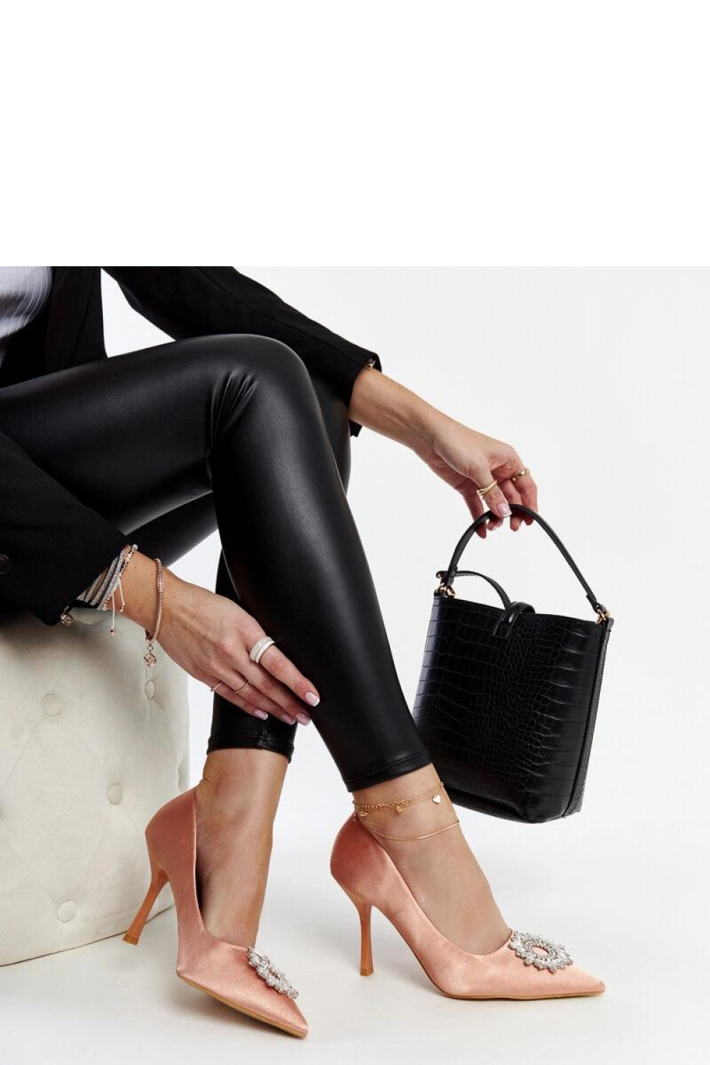 Pumps met naaldhak model 207515 Solea - Image 2