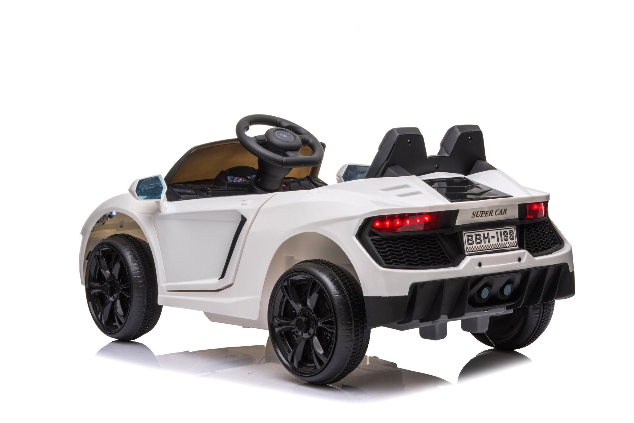 Rit op auto Speedy 12V White - Afbeelding 6