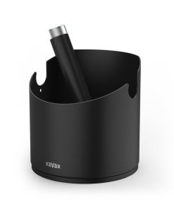 Xavax Afklopbak Knockbox Voor Geluidsarm Uitkloppen Slipvast Zwart