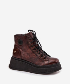 Alternative view of platform boots model 220500 Step in style