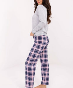 Alternative view of pyjama model 221204 Forever Pink