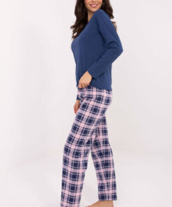 Alternative view of pyjama model 221206 Forever Pink