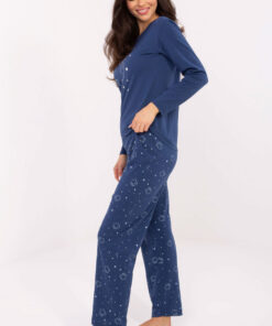 Alternative view of pyjama model 221210 Forever Pink