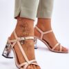 sandalen op hak model 179863 Step in style