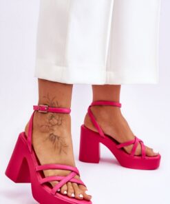 sandalen op hak model 180544 Step in style