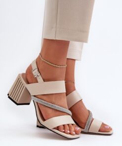 sandalen op hak model 195551 Step in style