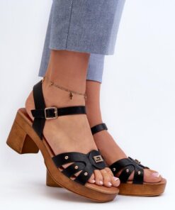 sandalen op hak model 196335 Step in style