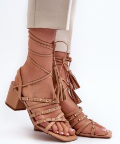 sandalen op hak model 197582 Step in style