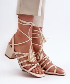 sandalen op hak model 197583 Step in style