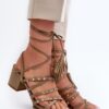 sandalen op hak model 197585 Step in style