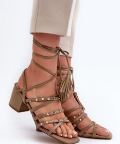 sandalen op hak model 197585 Step in style