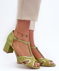 sandalen op hak model 197702 Step in style