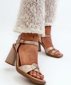 sandalen op hak model 198397 Step in style