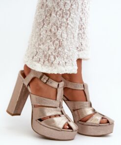 sandalen op hak model 198400 Step in style