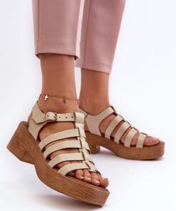 sandalen op hak model 198810 Step in style