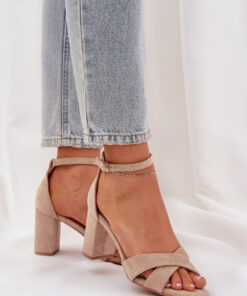 sandalen op hak model 210151 Step in style