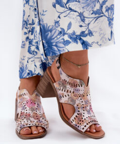 sandalen op hak model 211363 Step in style