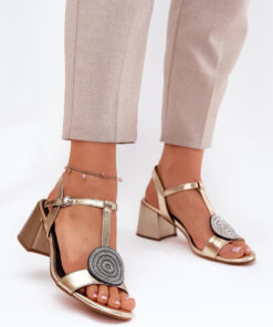sandalen op hak model 211643 Step in style