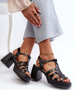 sandalen op hak model 211947 Step in style