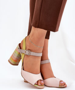 sandalen op hak model 211949 Step in style