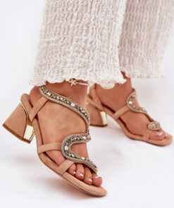 sandalen op hak model 212357 Step in style
