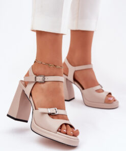 sandalen op hak model 212826 Step in style