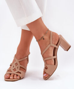 sandalen op hak model 212835 Step in style