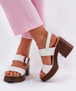 sandalen op hak model 213008 Step in style