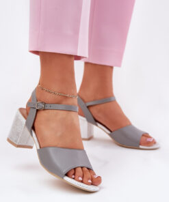 sandalen op hak model 213012 Step in style