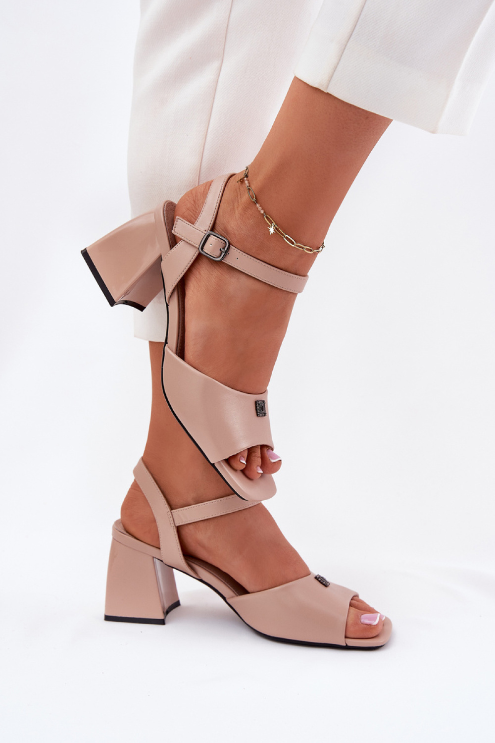 sandalen op hak model 213185 Step in style - Afbeelding 3