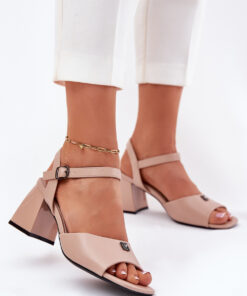 sandalen op hak model 213185 Step in style