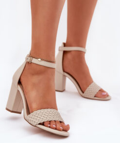 sandalen op hak model 213925 Step in style