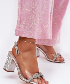 sandalen op hak model 213937 Step in style