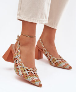 sandalen op hak model 214086 Step in style