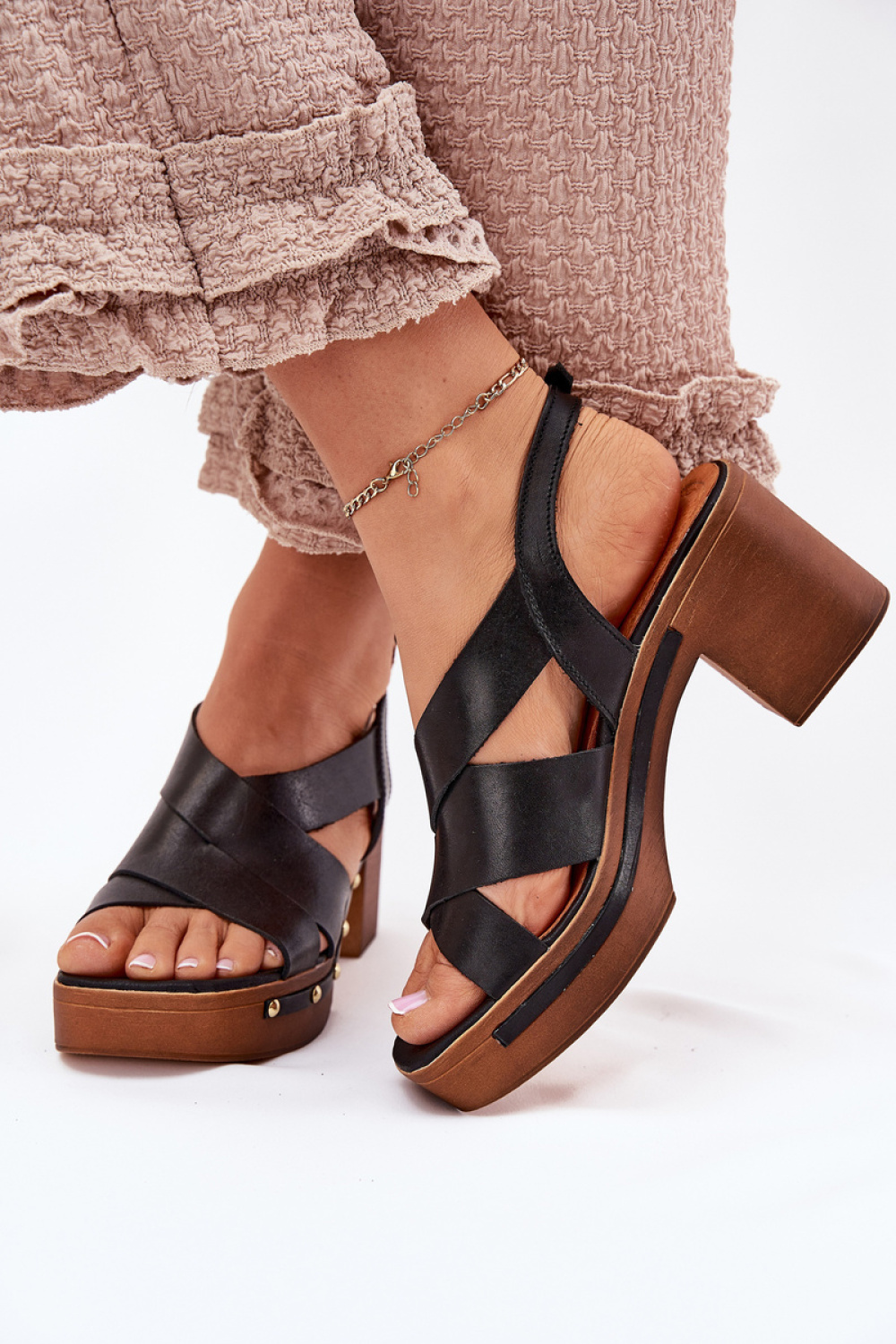 sandalen op hak model 214744 Step in style - Afbeelding 3