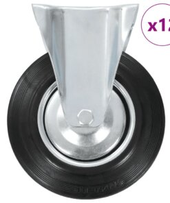 vidaXL 12 st Wielen vast 200 mm