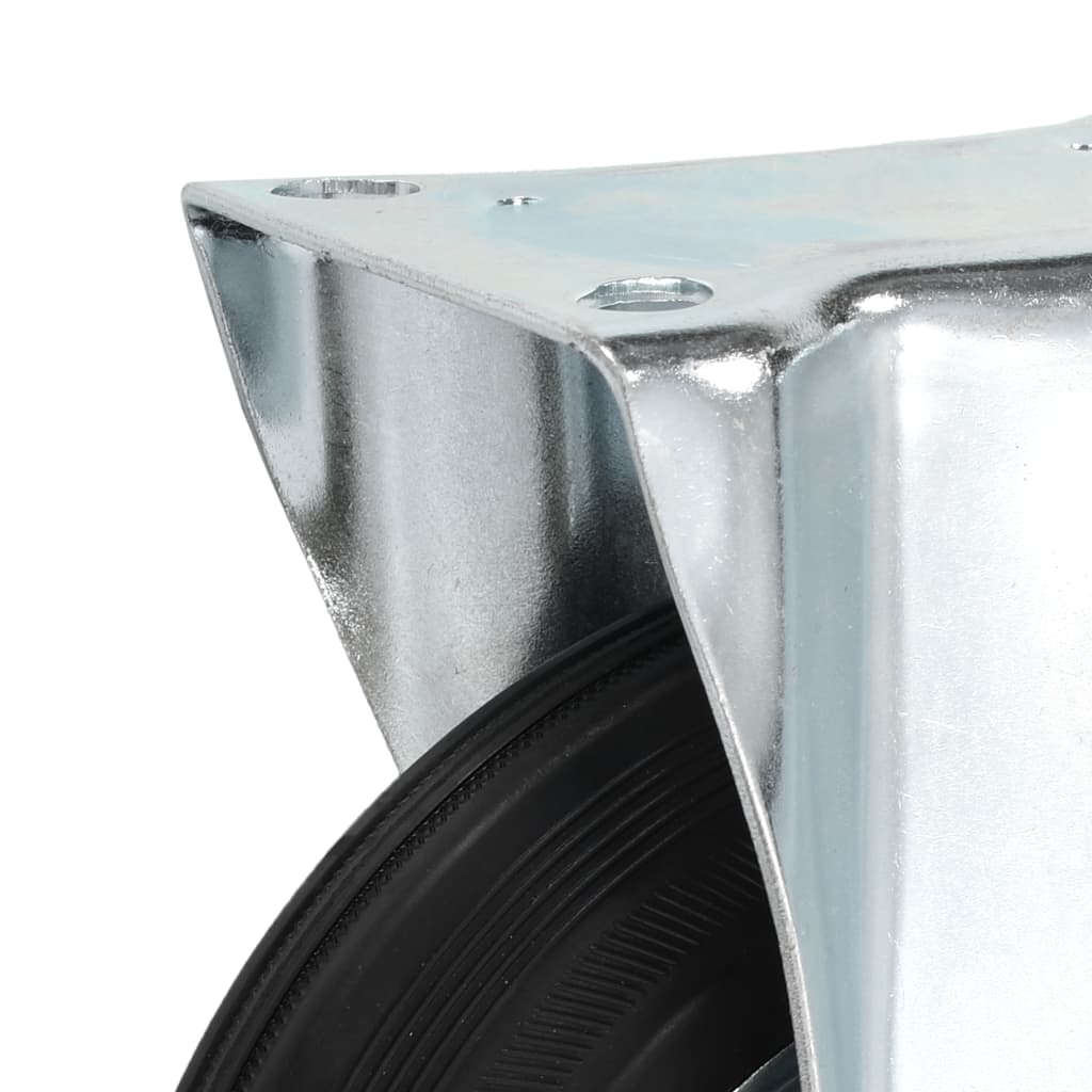 vidaXL 12 st Wielen vast 200 mm - Afbeelding 5