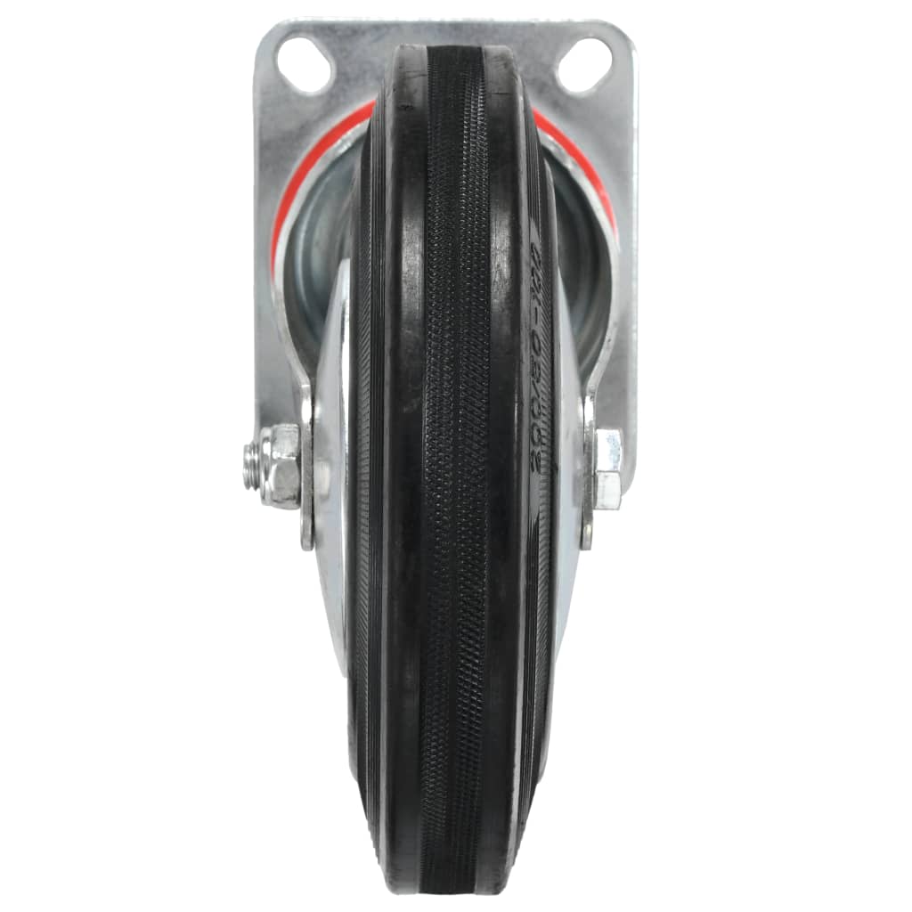 vidaXL 12 st Zwenkwielen 200 mm - Afbeelding 5