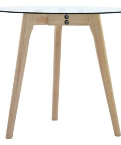 vidaXL 2-delige Bijzettafelset gehard glas