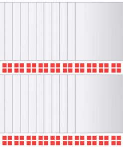vidaXL 24 st Spiegeltegels vierkant glas