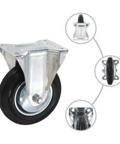 vidaXL 24 st Wielen vast 160 mm