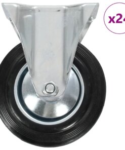 vidaXL 24 st Wielen vast 160 mm