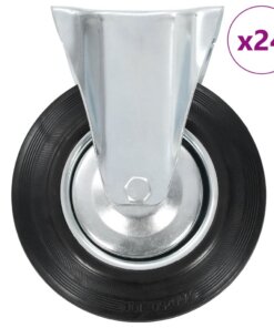 vidaXL 24 st Wielen vast 200 mm