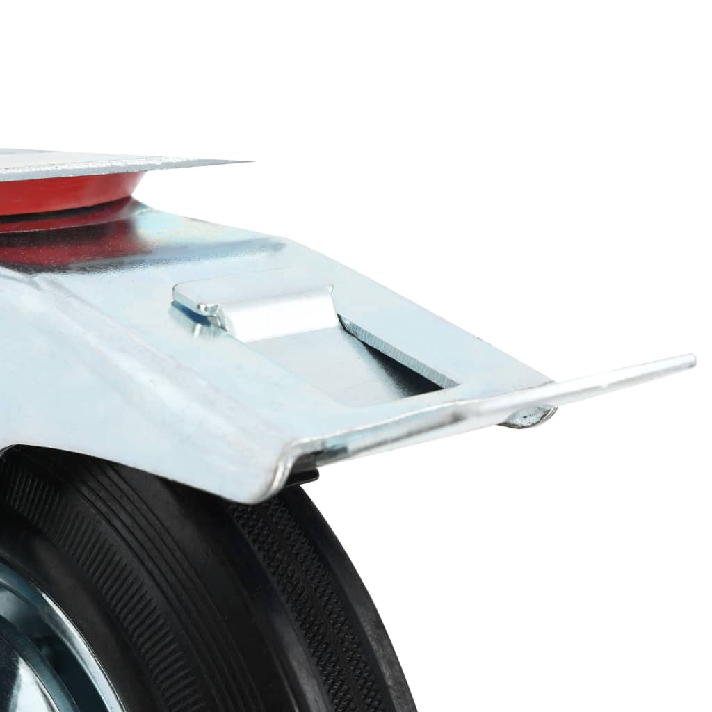 vidaXL 24 st Zwenkwielen 200 mm - Afbeelding 5