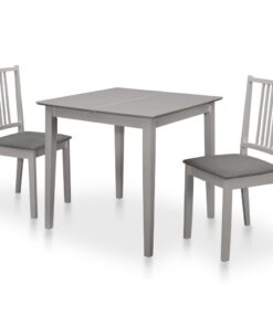 vidaXL 3-delige Eethoek MDF grijs