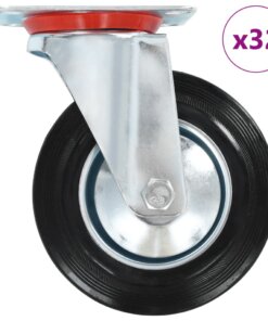 vidaXL 32 st Zwenkwielen 160 mm