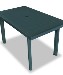 vidaXL 5-delige Tuinset kunststof groen