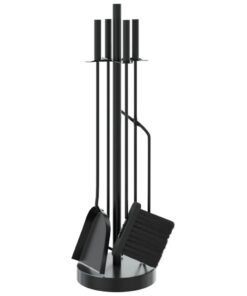 vidaXL 5-delige openhaardgereedschapset 18x66 cm staal
