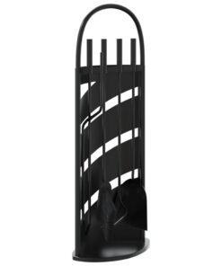 vidaXL 5-delige openhaardgereedschapset 23x15x66 cm staal